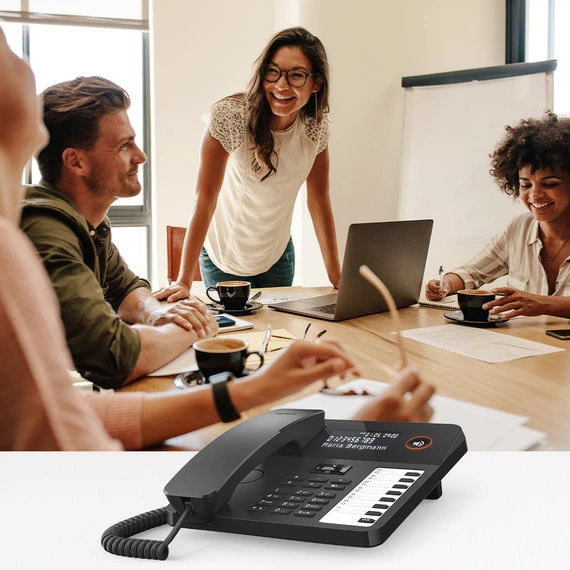 Gigaset Desk 600 Ekranlı Masaüstü Kablolu Telefon Siyah - Resim 7