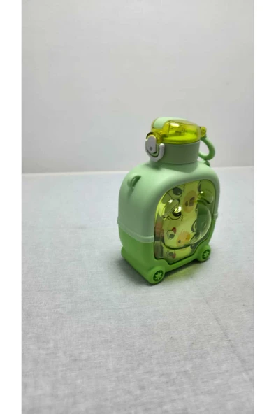 FREFLY Motivasyonel Ayıcık Su Matarası Çocuk Suluk 1000 Ml Sticker - 2