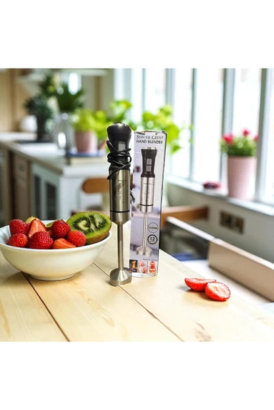 FRELLY Silver Crest Hand Blender Çubuk Blender 1500 w Tek Bıçaklı Çelik Tasarım ürün görseli