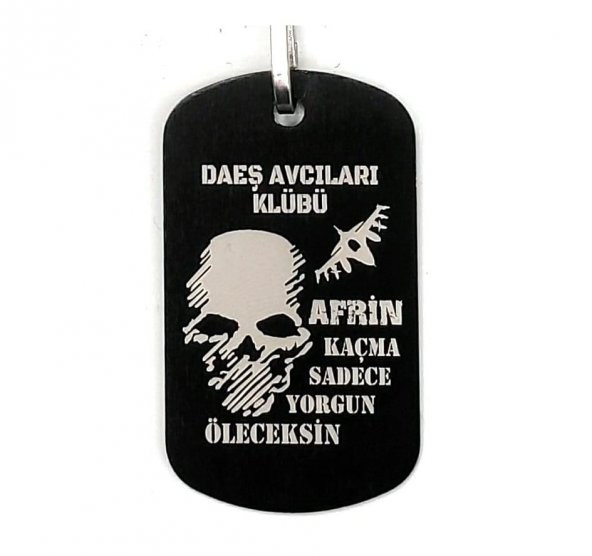 DAEŞ AVCILARI KLÜBÜ RENKLİ Künye ürün görseli