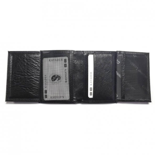 Deniz Kuvvetleri Logolu Hakiki Deri Cüzdan - Resim 2