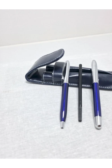 FREFLY STORE ÖĞRETMENLERE ÖZEL DERİ KAPLI DOLMA KALEM - Resim 3