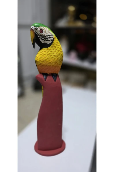 FREFLY Store den çok Canlı renkli 40 cm boy Papağan - 5