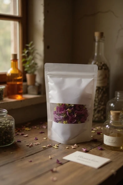 baskıdijital Şeffaf Kilitli Doypack 13*22,5 - 250 GR - (50 ADET) - Resim 5