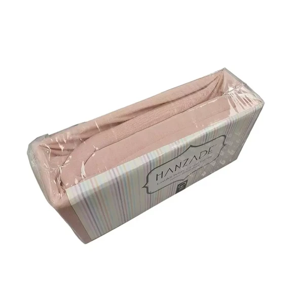 Hanzade %100 Pamuk Penye Lastikli Çift Kişilik Çarşaf Seti (160x200+30)- - 7