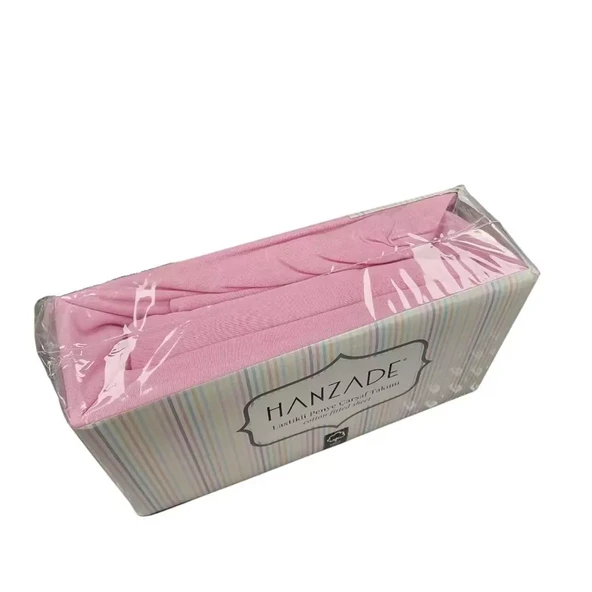 Hanzade %100 Pamuk Penye Lastikli Çift Kişilik Çarşaf Seti (160x200+30)- - 6