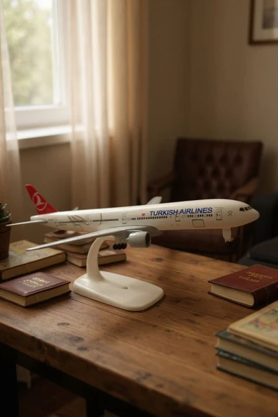 FREFLY 16cm Türk Hava Yolları Boeing 777 Uçak Modeli Planel Uçak Döküm Metal 1/400 Ölçekli Uçaklar - 1