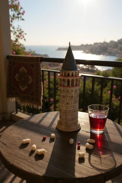 FREFLY STORE 41 CM 13 ÇAPINDA GALATA KULESİ - Resim 5