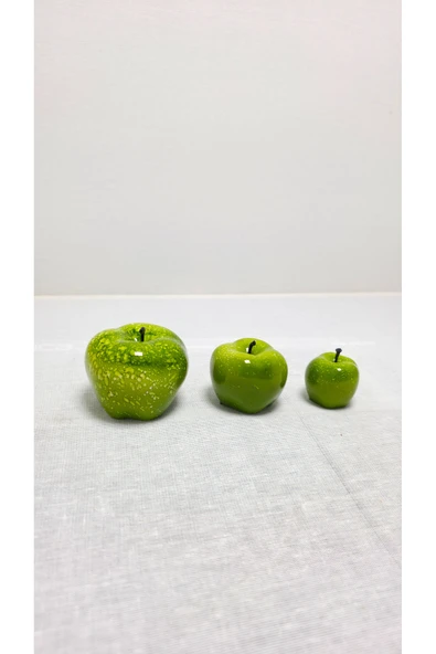 FREFLY 3 LÜ YEŞİL ELMA MASA ÜSTÜ BİBLOSU - Resim 5