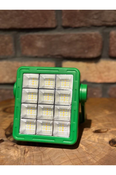 mykhediyevesanatatölyesi Solar Projektör ve Çok Fonksiyonlu Sarj Edilebilir Lamba - 4