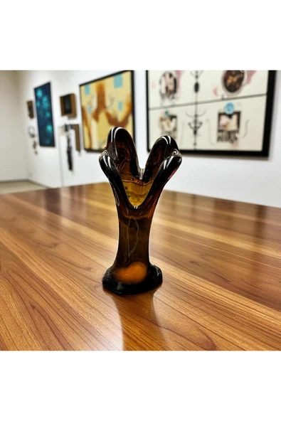 FREFLY Antika Murano Vazo 28 X9 CM - Resim 2