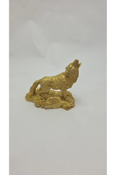 FREFLY STORE ALTIN SARISI BOZKURT EV VE OFİS İÇİN BİBLO - Resim 3