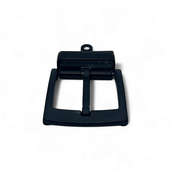 Kemer Tokası 4,5 cm Döner Kafa 1 Adet Siyah Boyalı (Leathercraft, Deri Hobi) - 7