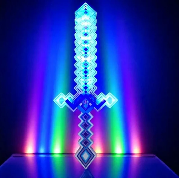 YÜKSEK KALİTE SESLİ LED IŞIKLI KILIÇ PİXEL KILIÇ IŞIKLI 62 CM - 4