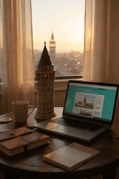 FREFLY STORE 41 CM 13 ÇAPINDA GALATA KULESİ ürün görseli 1