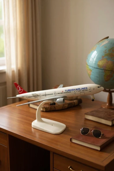 FREFLY 16cm Türk Hava Yolları Boeing 777 Uçak Modeli Planel Uçak Döküm Metal 1/400 Ölçekli Uçaklar - 5