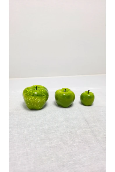 FREFLY 3 LÜ YEŞİL ELMA MASA ÜSTÜ BİBLOSU - Resim 4