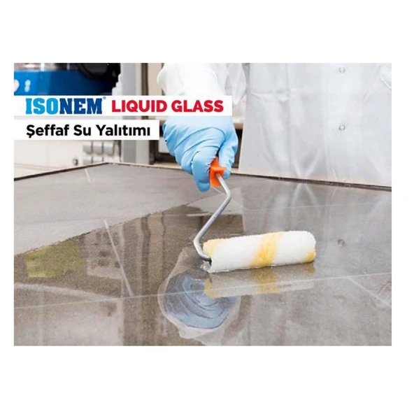 ISONEM LIQUID GLASS Sıvı Cam-Şeffaf ve Parlak Su İzolasyonu Malzemesi 4 Kg - Resim 2