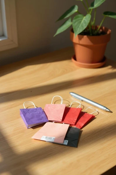 FREFLY STORE DEN KRAFT RENKLİ Çanta 25x30x12 ( 25 Adet ) - 3