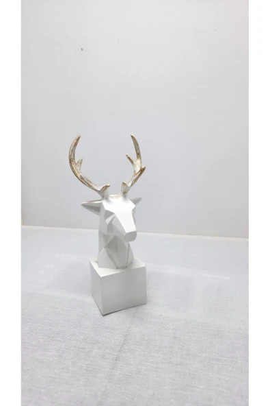 FREFLY STORE DEN 2li Set Geyik Figürlü Modern Dekoratif Biblo Hediyelik 22Cm ve 19Cm ürün görseli 1