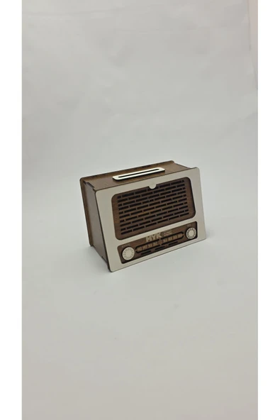 FREFLY STORE Tip Box Bahşiş Kutusu Nostaljik Radyo Görünümlü - Resim 2