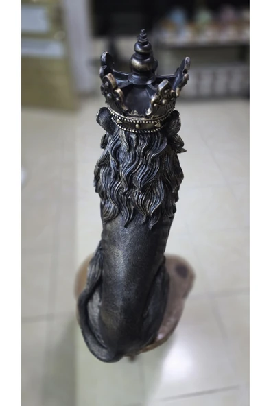 FREFLY Siyah renk Aslan Kral 78cm boy - Resim 4