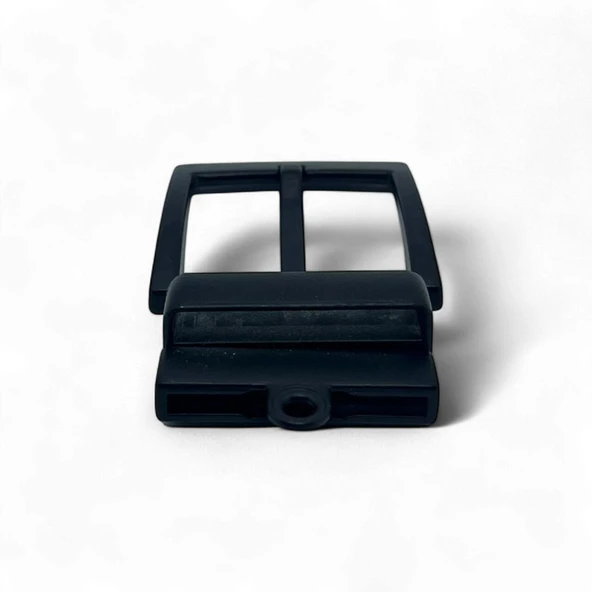 Kemer Tokası 4,5 cm Döner Kafa 1 Adet Siyah Boyalı (Leathercraft, Deri Hobi) - 5