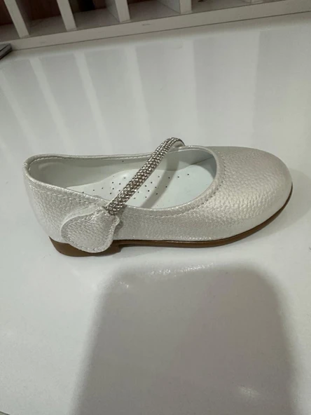 Chaton Dor Sedef rengi kız bebek ayakkabı - Resim 3