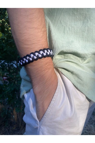 Paracord Bileklik Beşiktaş Shark modeli ürün görseli