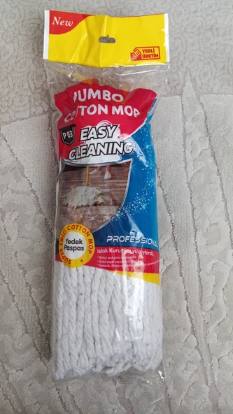 JUMBO PAMUKLU ISLAK İPLİ UZUN PASPAS UCLU MOP - 2