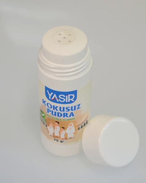 Umre ve Hac İçin Kokusuz Pudra – 75 gr, İhrama Uygun, Cilt Dostu ve Tahriş Önleyici - 4