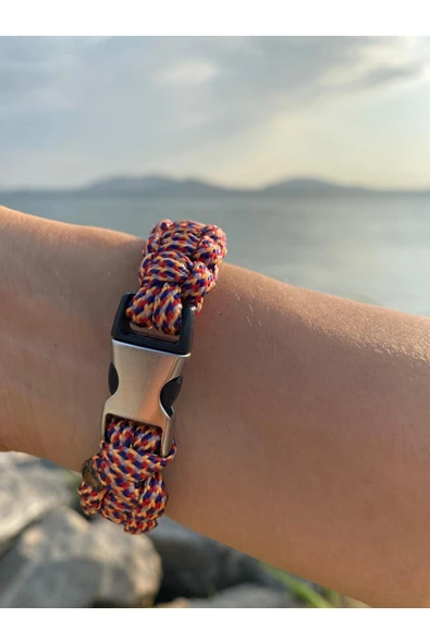 Paracord Bileklik 16 CM Renkli - Resim 3