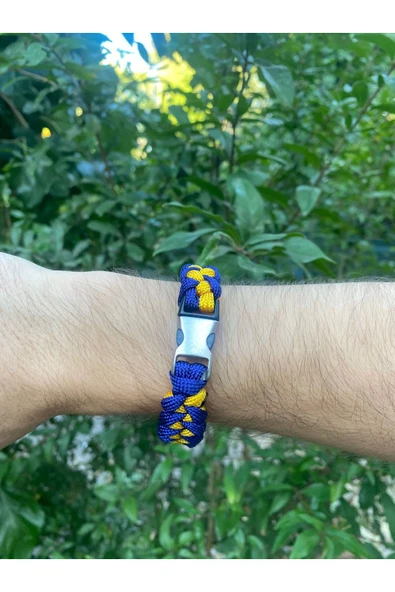 Paracord Bileklik Fenerbahçe Shark modeli - Resim 3