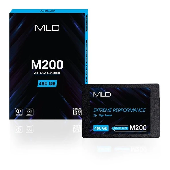 <![CDATA[MLD 480GB M200 BM-MLD25M200P11-480 560-540MB/s SATA-3 SSD DİSK]]> - 4