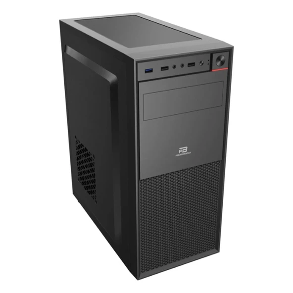 PowerBoost PB-A400B 400W USB 3.2 ATX Mid Tower Siyah Kasa - Resim 4