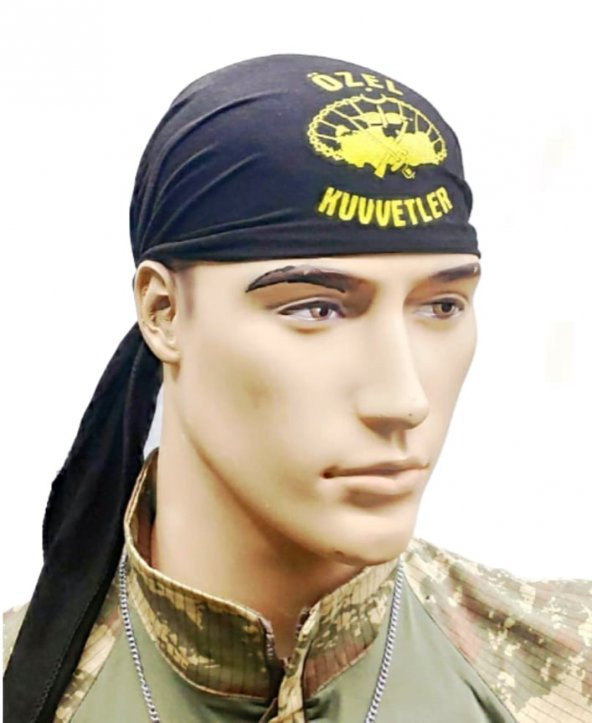 Özel Kuvvetler Siyah Bandana - Resim 2