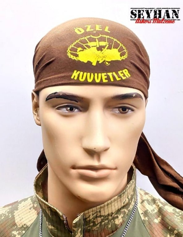 Özel Kuvvetler Kahverengi Bandana - 1