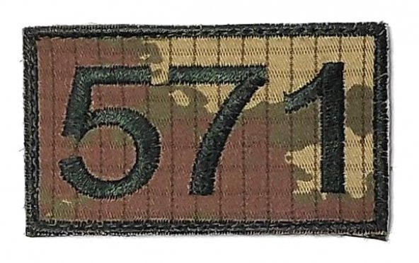 571 PEÇ - Arma - Askeri Patch