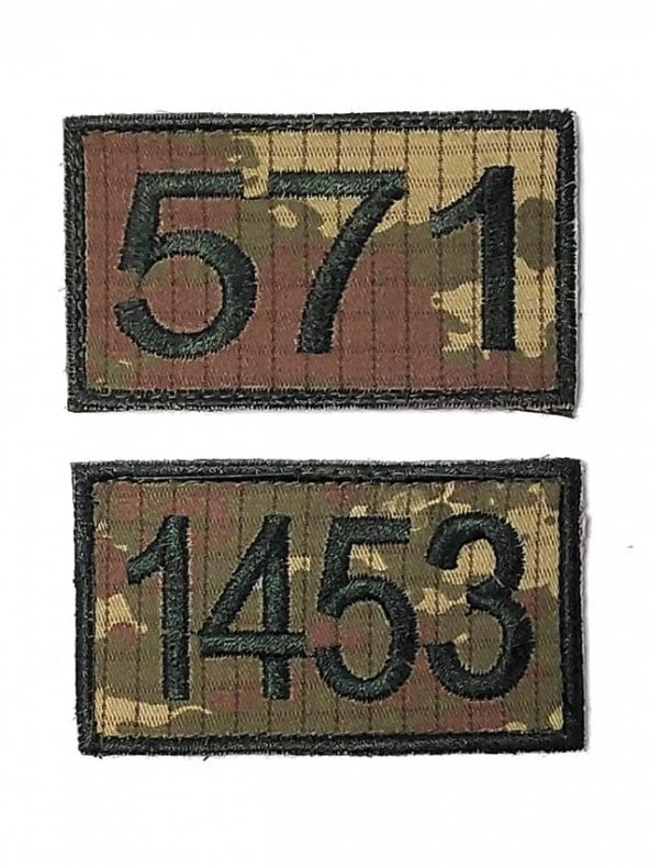 1453 - 571 PEÇ seti  - Arma - Askeri Patch
