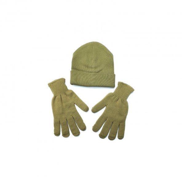 Seyhan Örme Bere Eldiven Seti Nano Renk Askeri Bere Eldiven ürün görseli