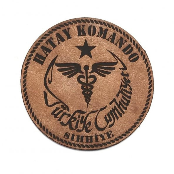 HATAY KOMANDO Deri PEÇ - Arma - Askeri Patch