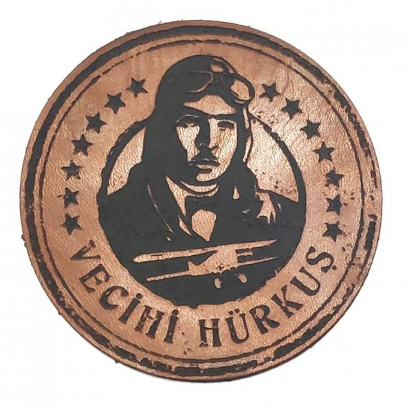VECİHİ HÜRKUŞ Deri PEÇ - Arma - Askeri Patch ürün görseli