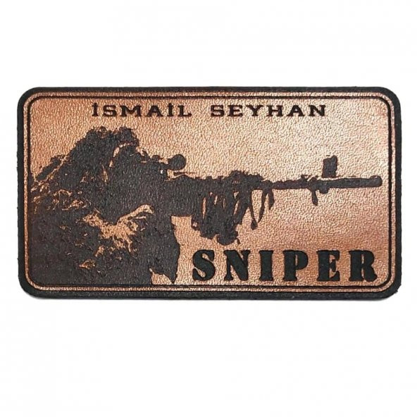 KESKİN NİŞANCI Deri İsimlik  - SNIPER İsimlik