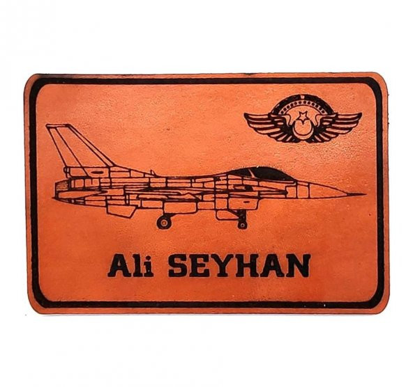 F16 Figting Falcon Deri Tulum İsimliği - 1