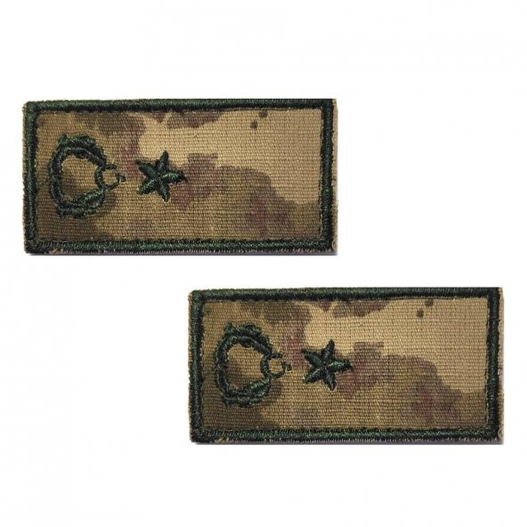 Binbaşı Tişört Rütbesi 2 Adet ( Kara Kuvvetleri Yeni Kamuflaj ) ürün görseli