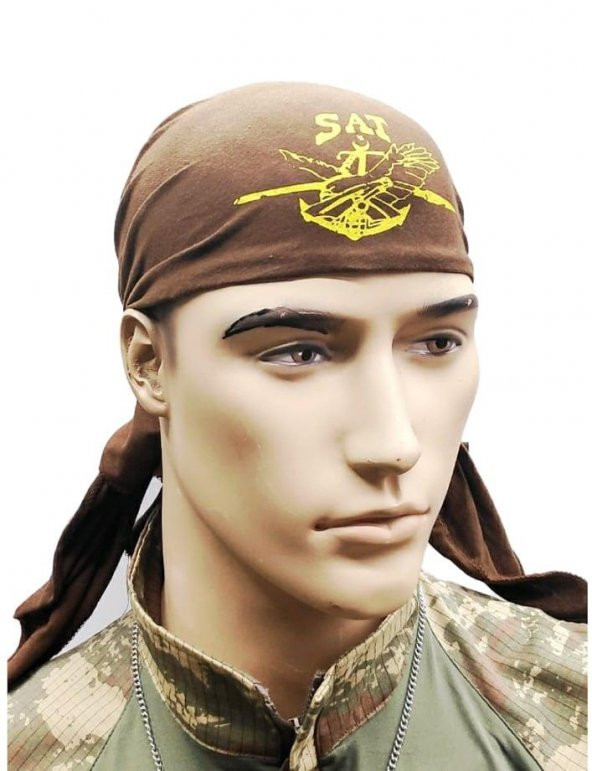 SAT Komandosu Kahverengi Bandana ürün görseli