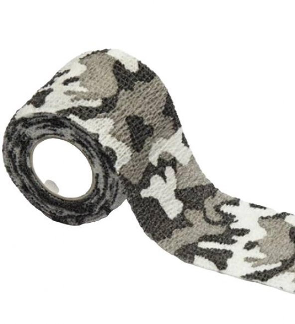 Kamuflaj Bant 5 cm x 4,5 Mt Su Geçirmez Elastik Bandaj-No:3 - 3