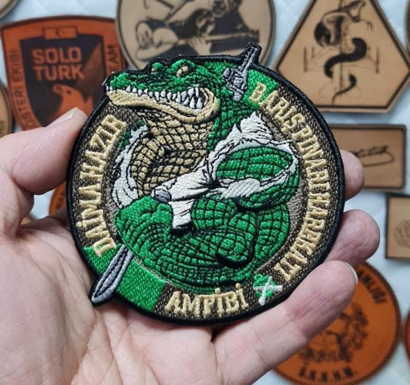 AMFİBİ BARIŞ PINARI HAREKATI PEÇ - Arma - Askeri Patch - Resim 2