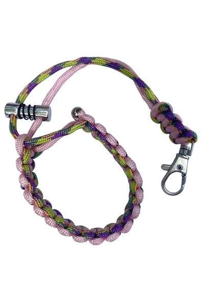 Tüm Kılıflara Uyumlu Pembe Motif Bileklik Telefon Askısı - Resim 5