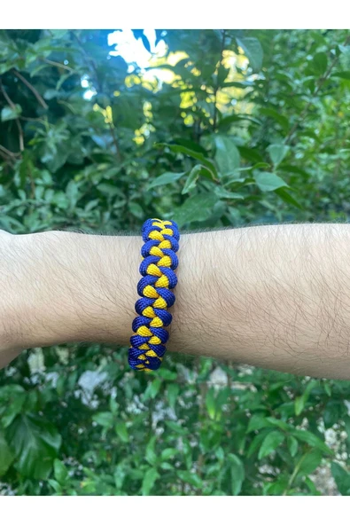 Paracord Bileklik Fenerbahçe Shark modeli - Resim 2